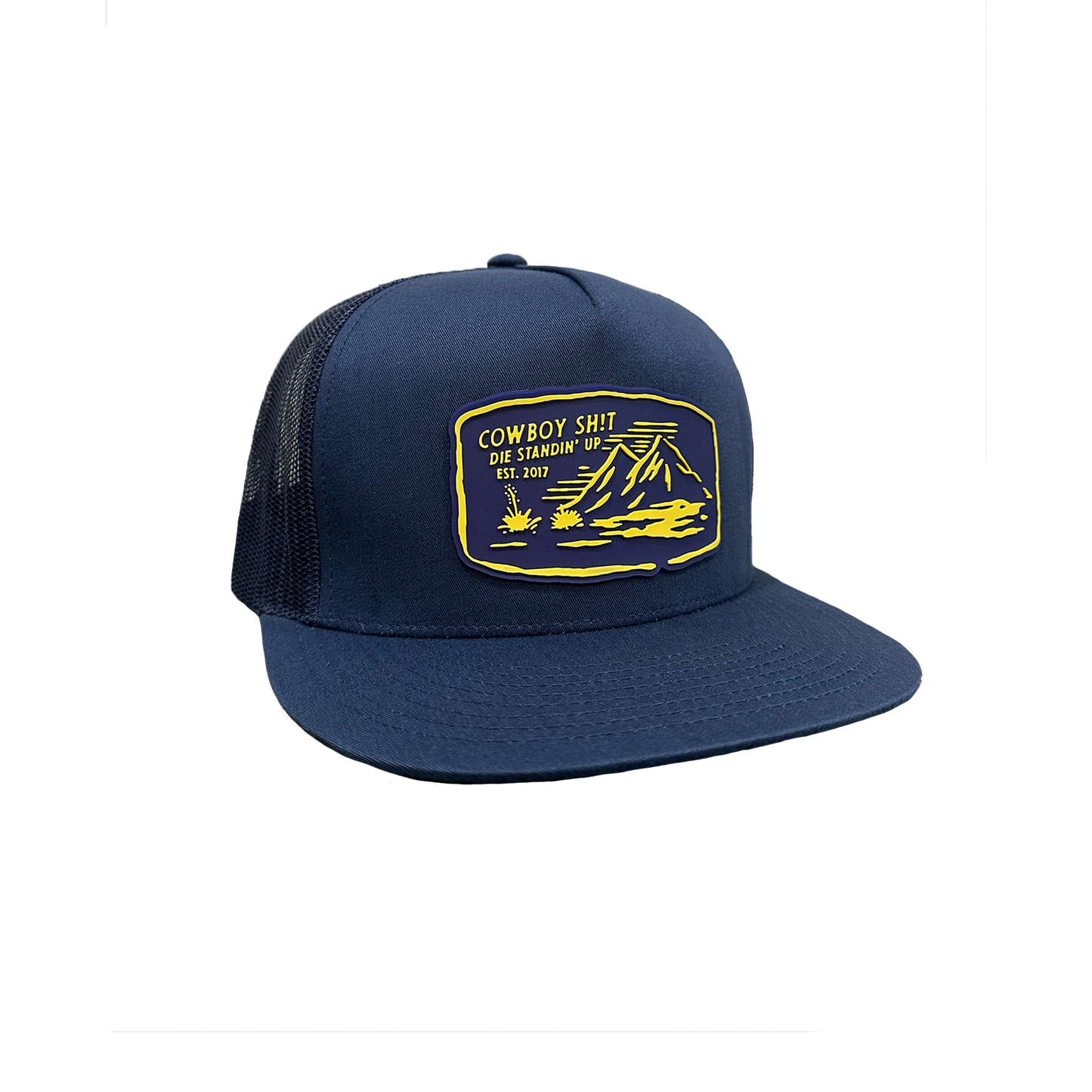 Die Standin' Up - Navy Flat Brim