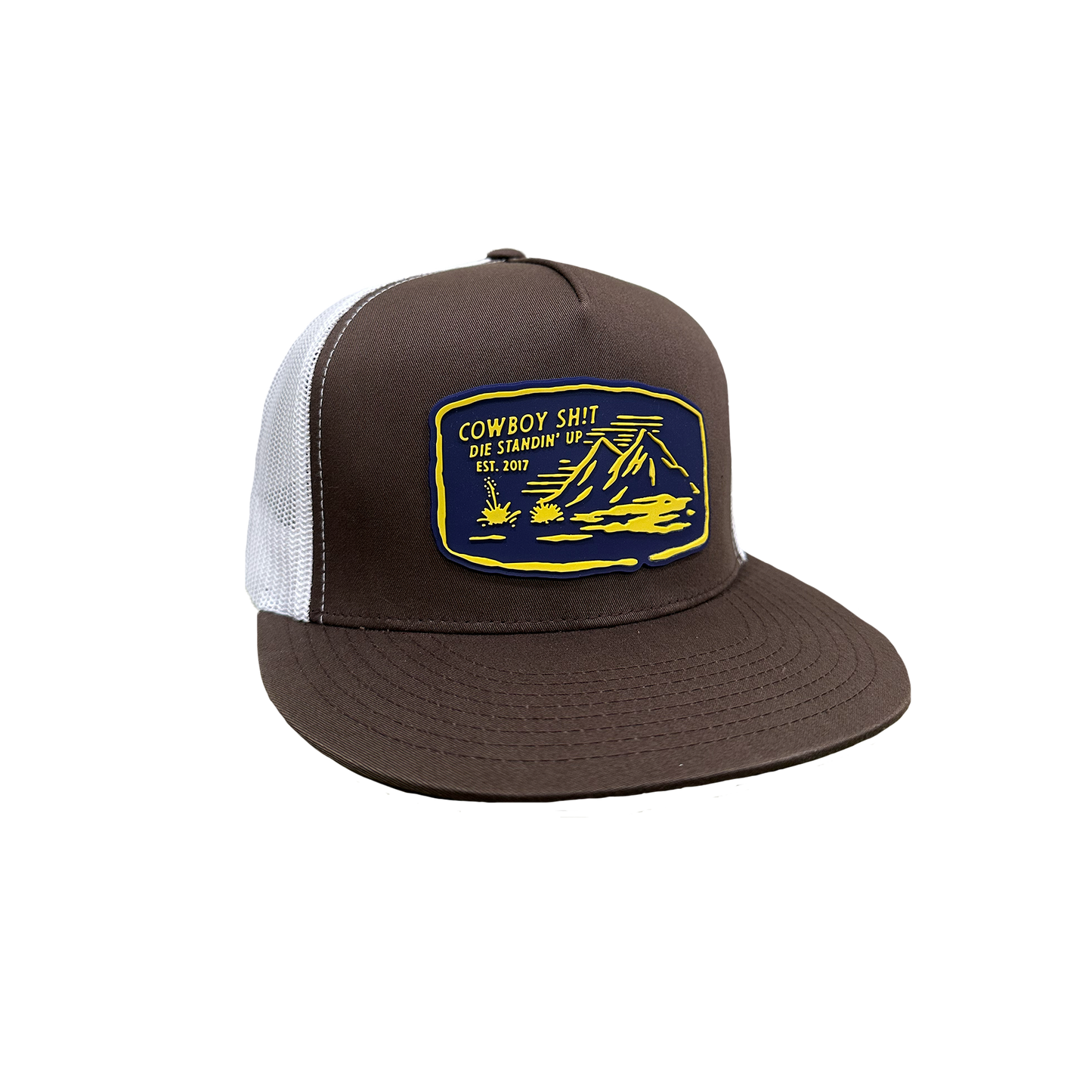 Die Standin' Up - Brown Flat Brim