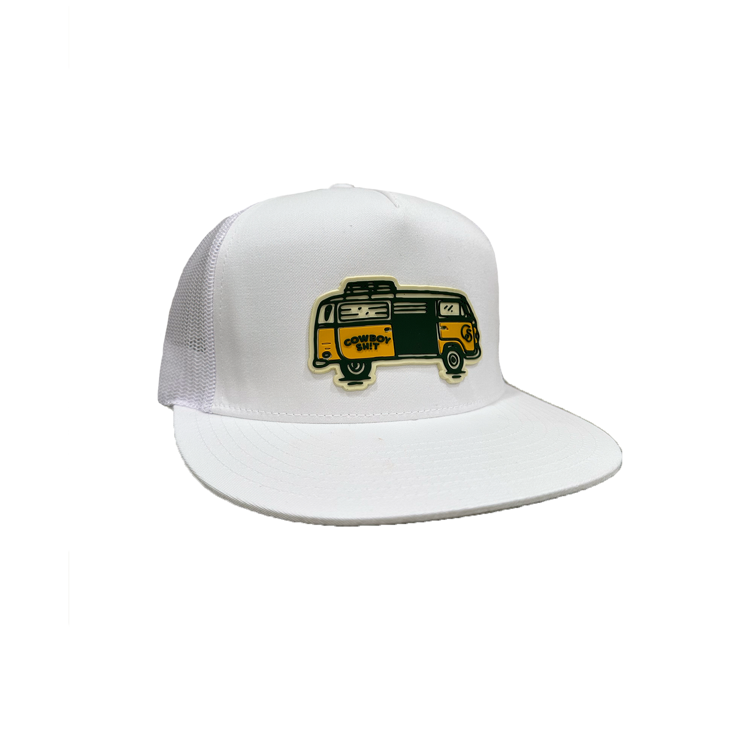 Rodeo Van - White Flat Brim