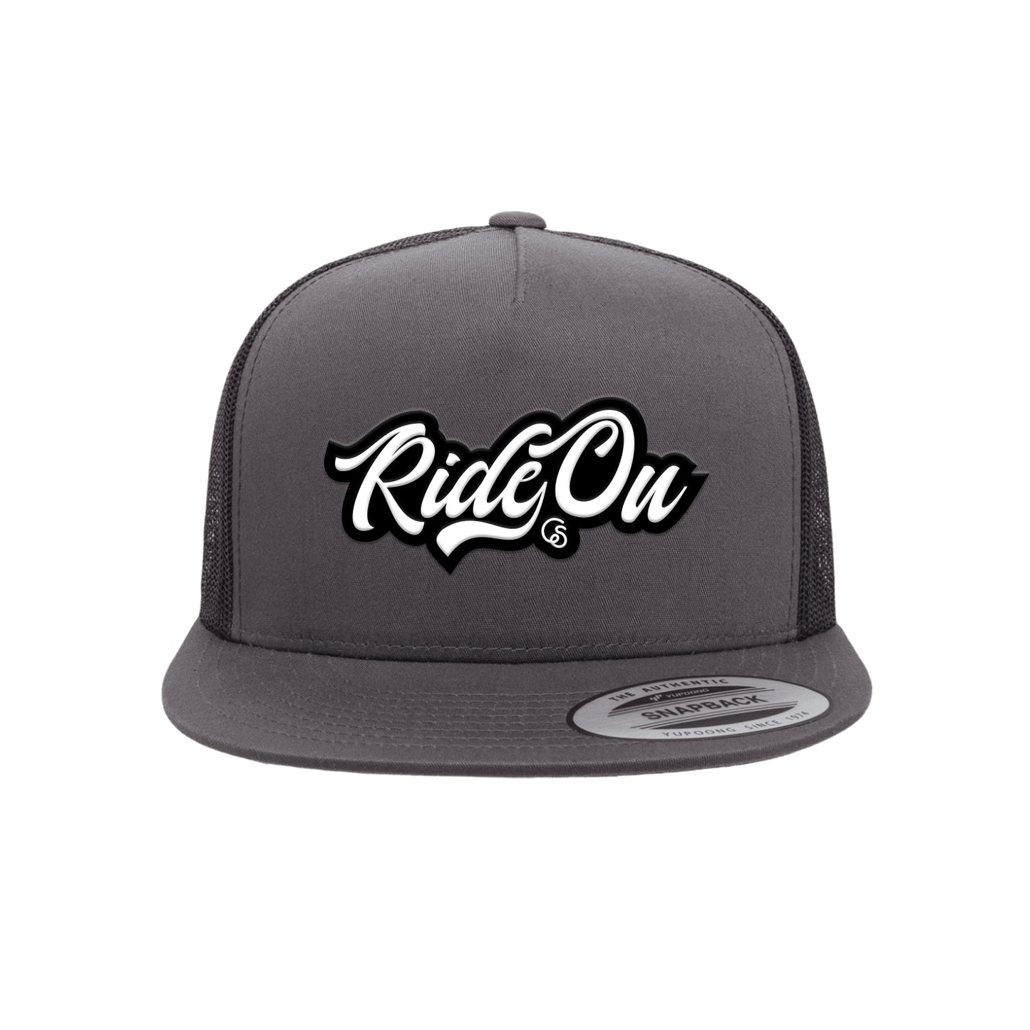 RIDE ON - Charcoal/Black Flat Brim