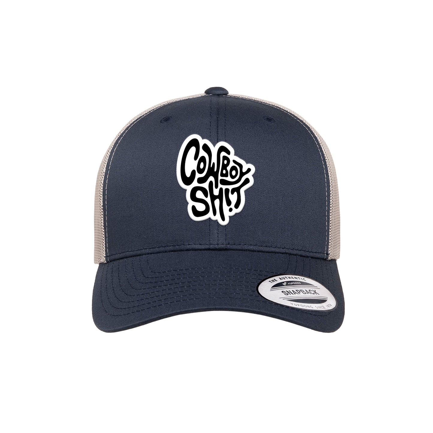 SOFTY - Navy/Silver - Curved Brim