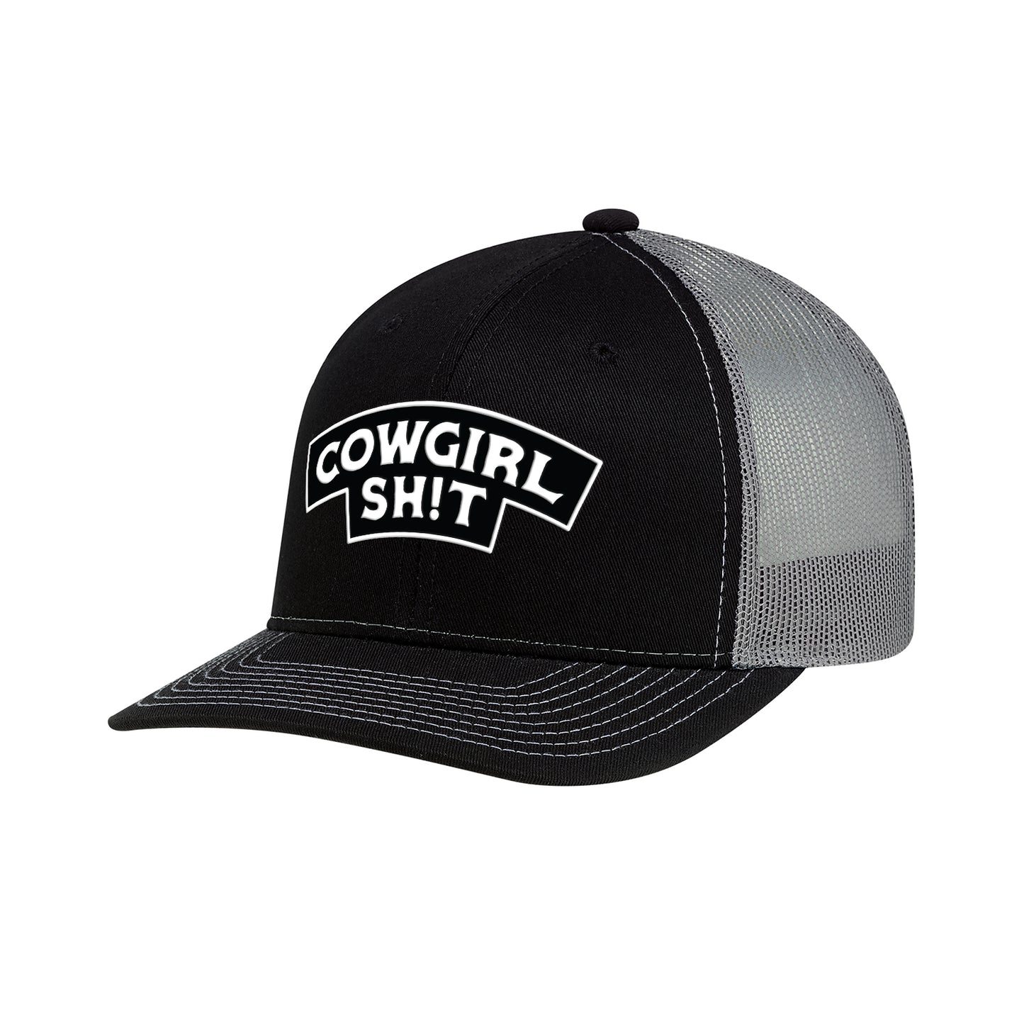 COWGIRL Banner - Black/Slate Cuved Brim