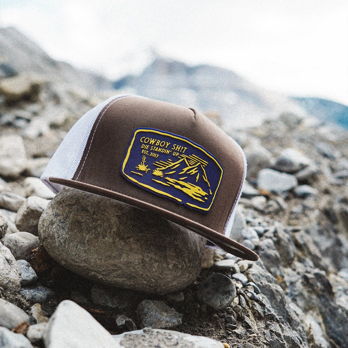 Die Standin' Up - Brown Flat Brim