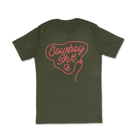 LASSO - Military Green Tee