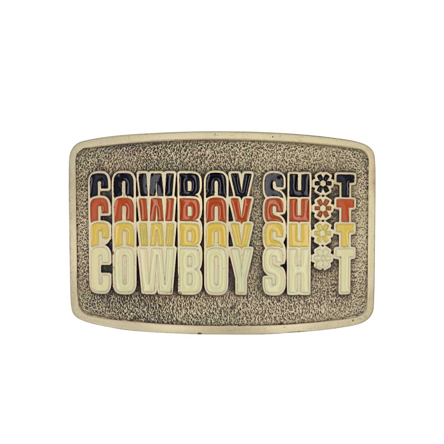 Cowboy Sh*t x Montana Silversmiths - Steppin' Belt Buckle