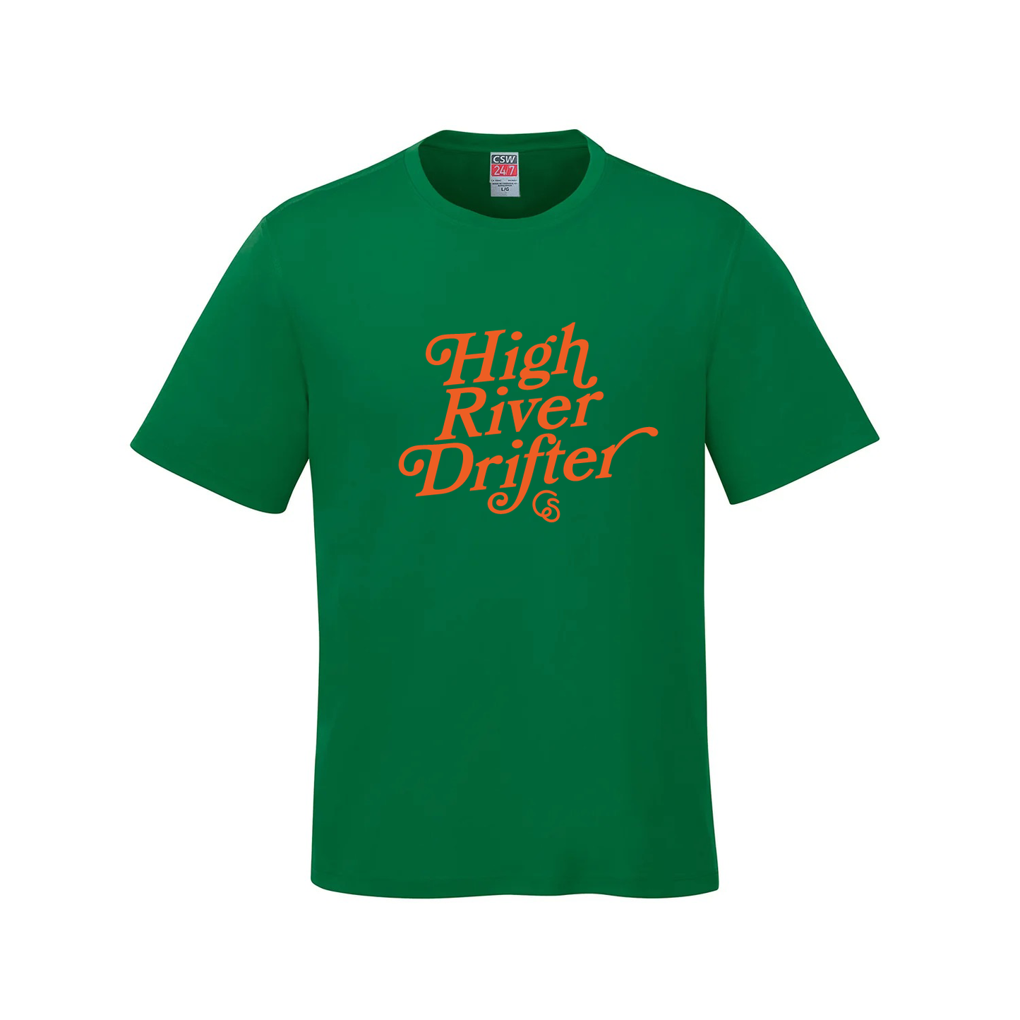 HIGH RIVER DRIFTER - Kelly Green Tee