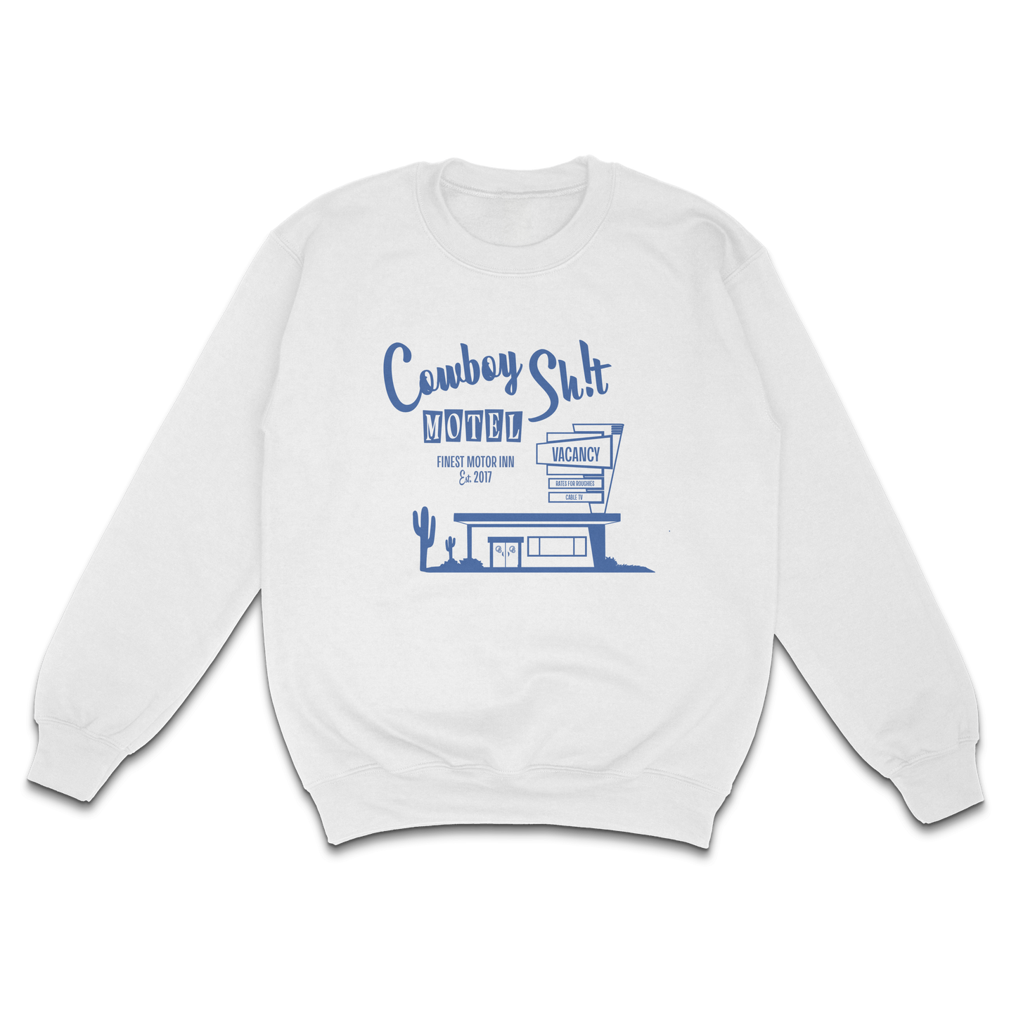 Cowboy Sh!t Motel Crewneck Sweater