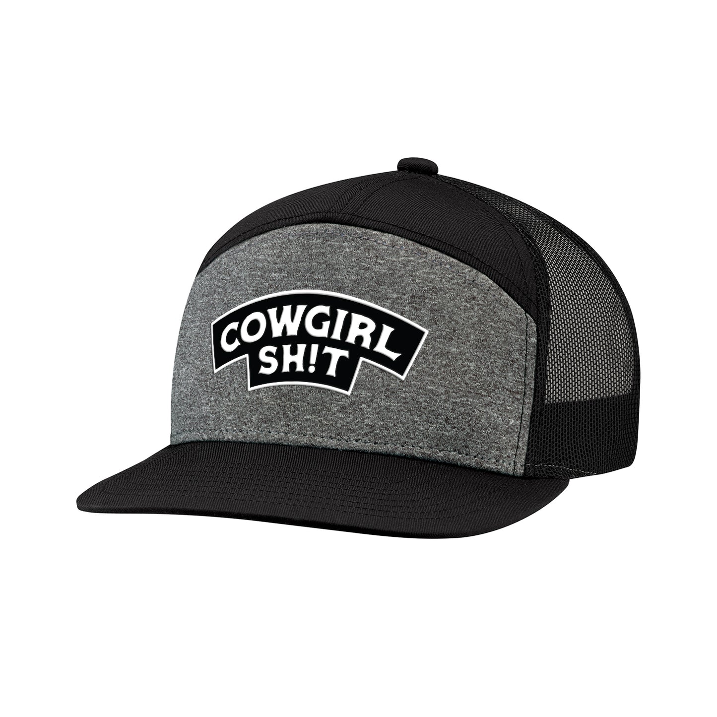 COWGIRL Banner - Grey/Blk - 7 Panel