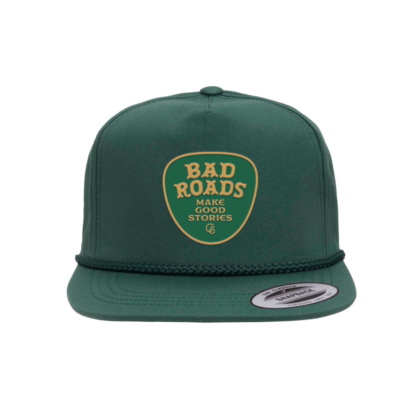 BAD ROADS - Green Poplin Flat Brim
