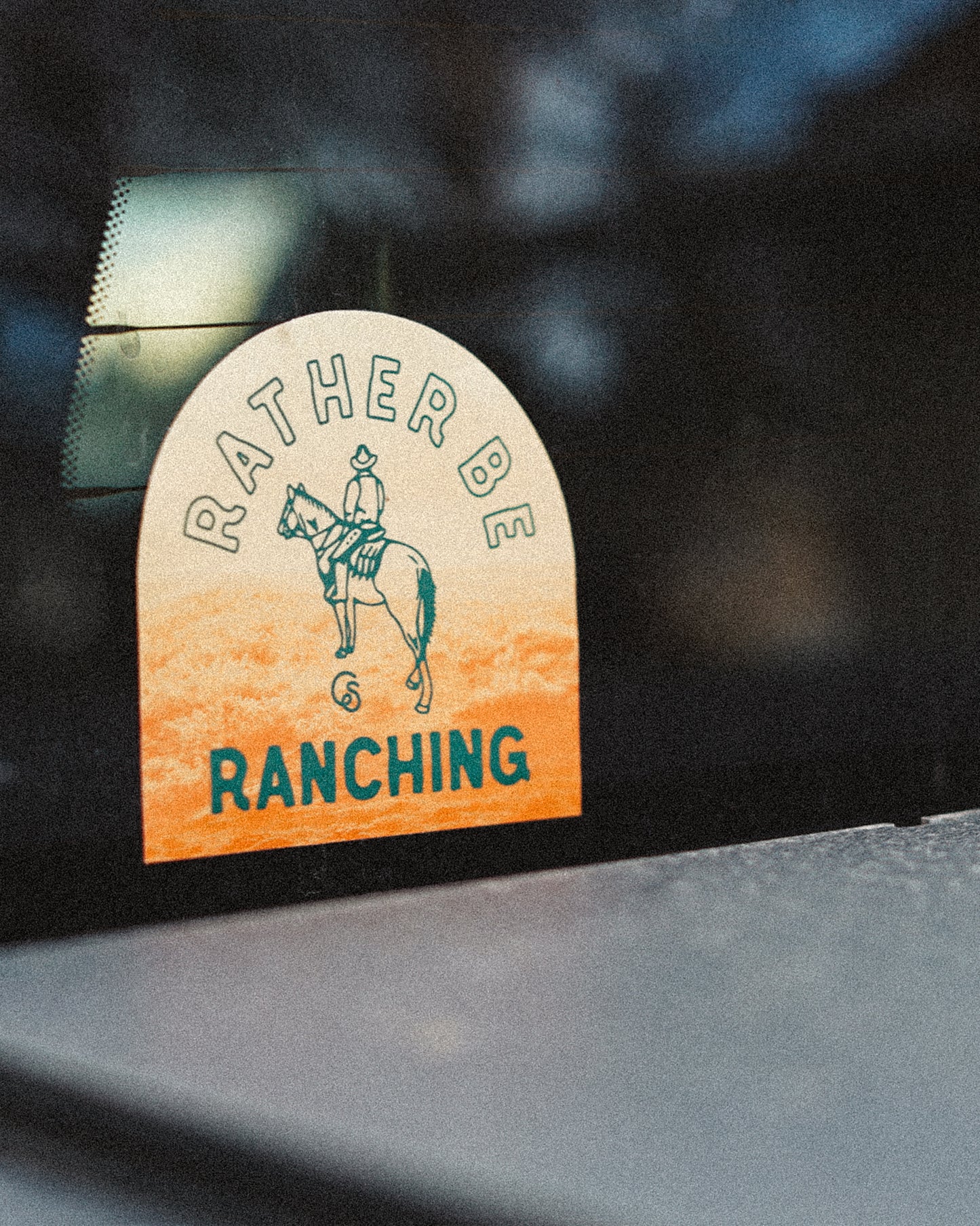 RATHER BE RANCHING Sticker